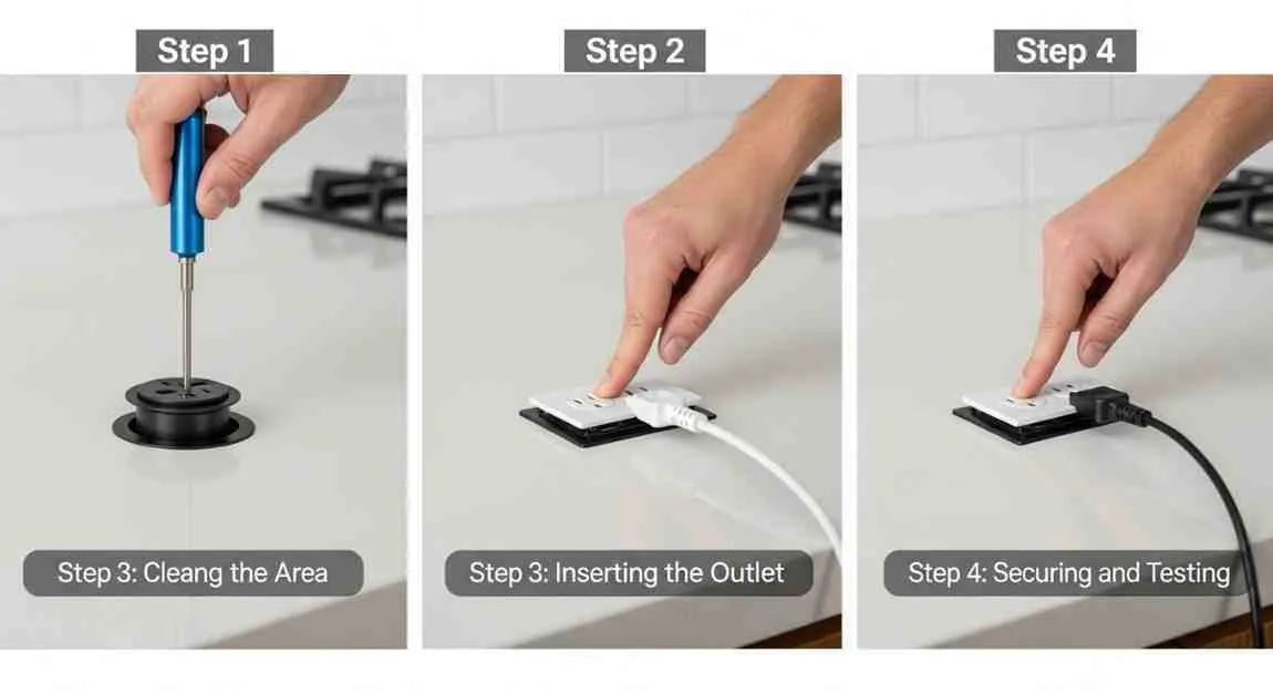 outlets in kitchen island