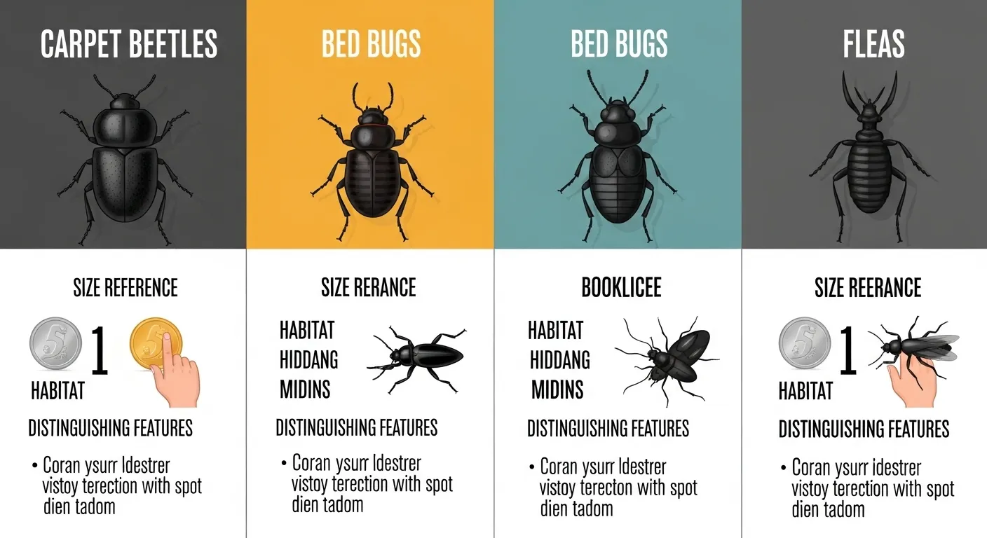 bed bedroom little tiny black bugs in house