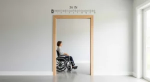 bedroom doorway width