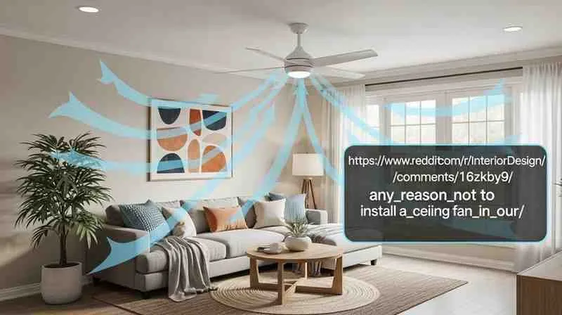 Ceiling Fan in Your Living Room