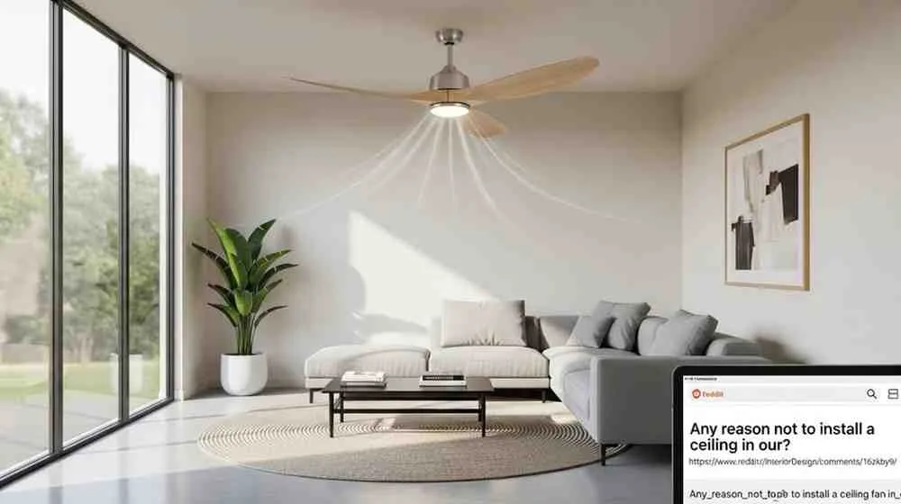Ceiling Fan in Your Living Room