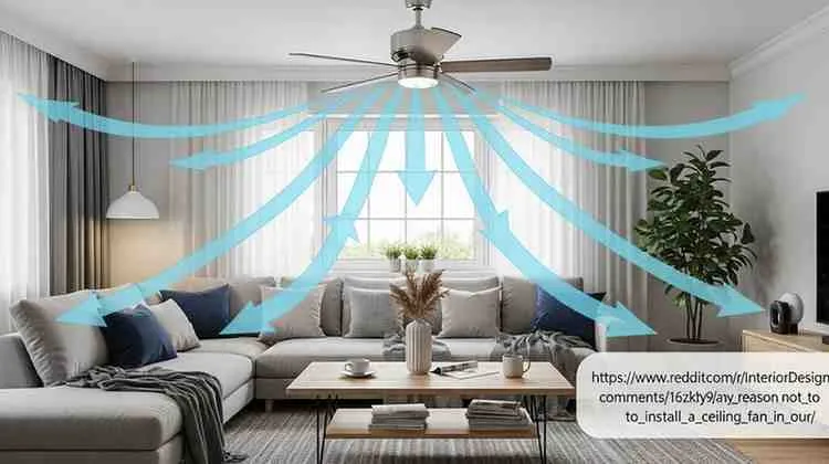 Ceiling Fan in Your Living Room