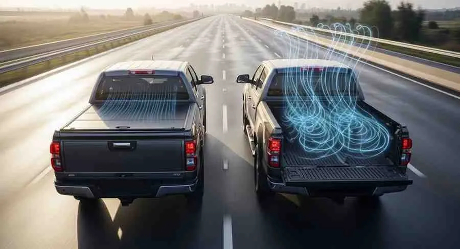 does a truck bed cover help mpg