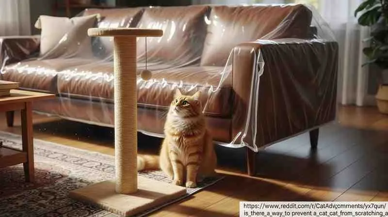 how to protect leather sofa from cats