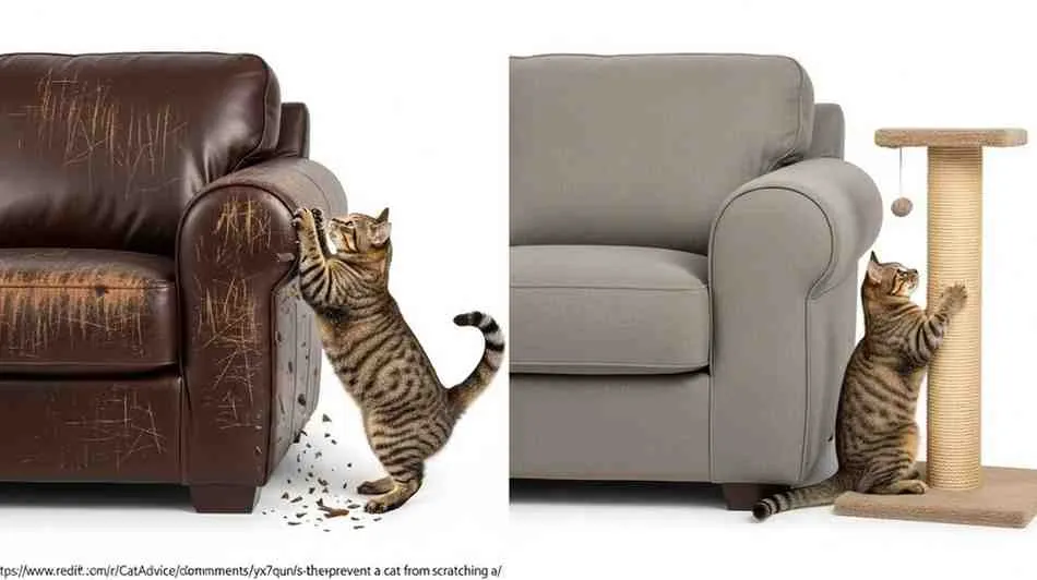 how to protect leather sofa from cats