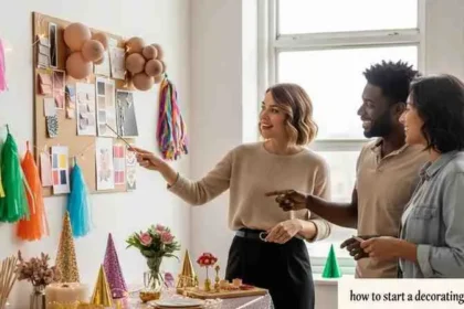 how to start a decorating business