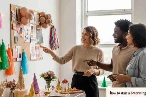 how to start a decorating business