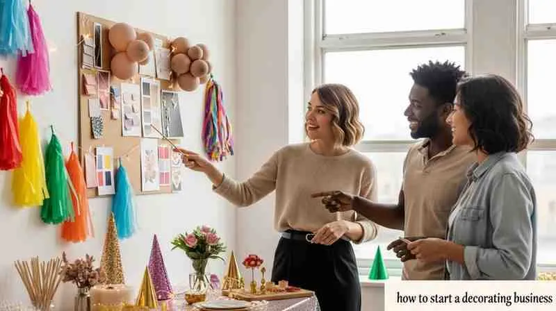 how to start a decorating business