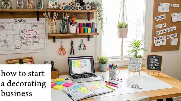 how to start a decorating business
