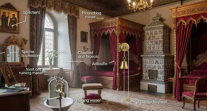 Ineuschwanstein castle bedroom