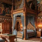 neuschwanstein castle bedroom