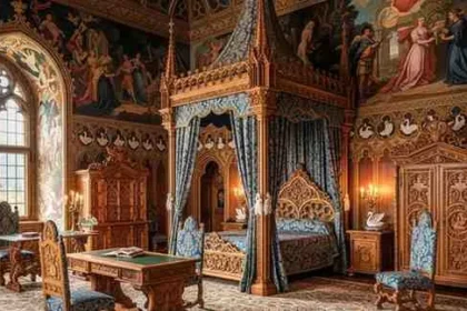 neuschwanstein castle bedroom