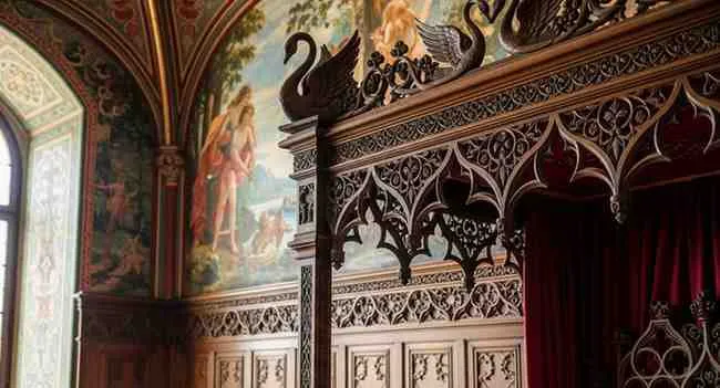 neuschwanstein castle bedroom