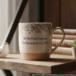 Not for Food Purpose For Decorative Use Only