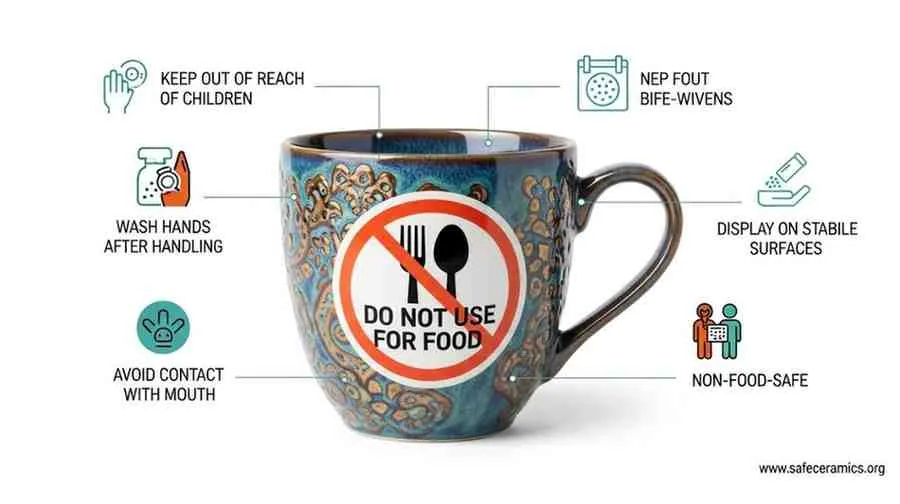 Not for Food Purpose For Decorative Use Only