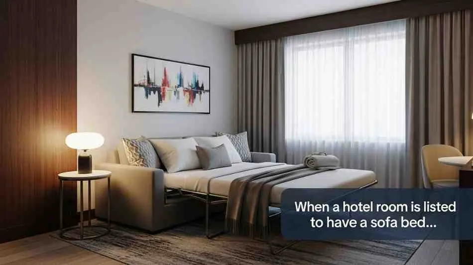 sofa bed hotel