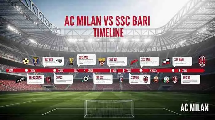 ac milan vs ssc bari timeline