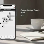 come out of one's shell nyt