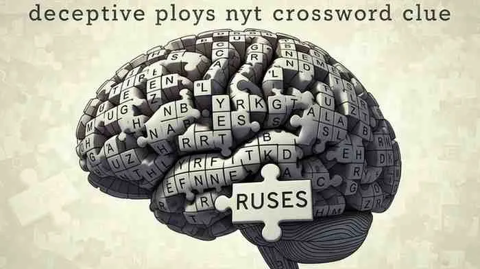 deceptive ploys nyt crossword clue