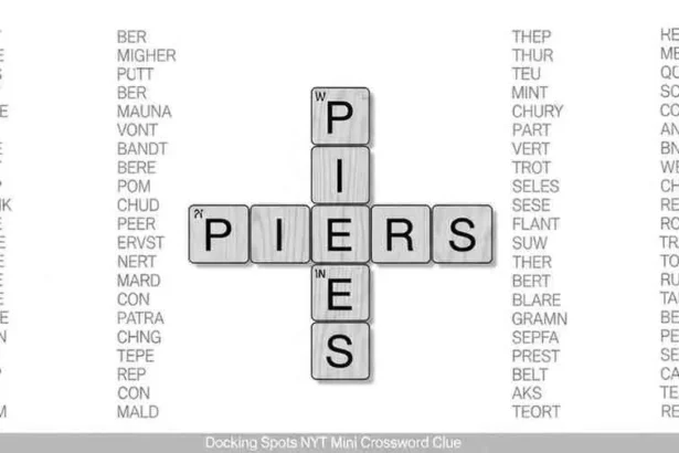 docking spots nyt mini crossword clue