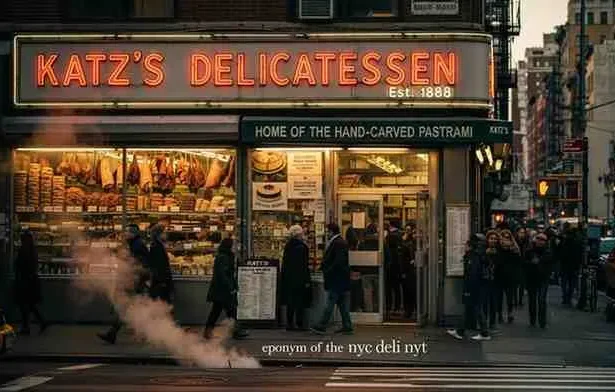 eponym of the nyc deli nyt