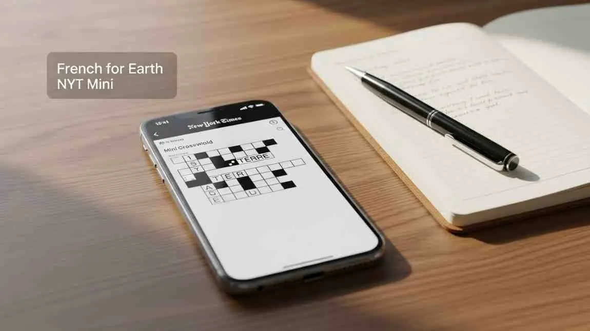 french for earth nyt mini