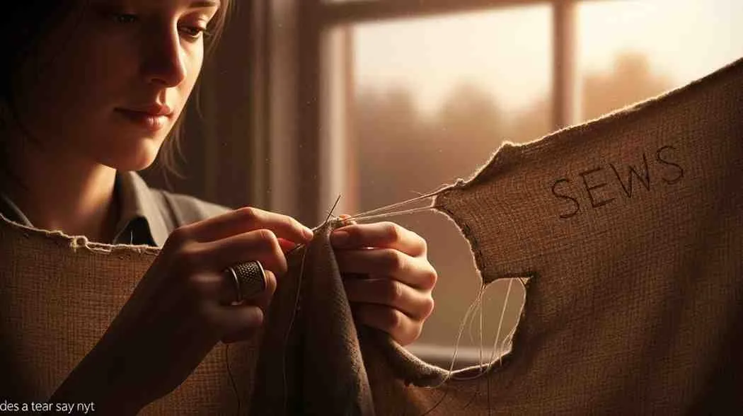 hides a tear say nyt