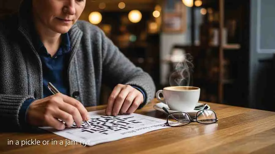 in a pickle or in a jam nyt