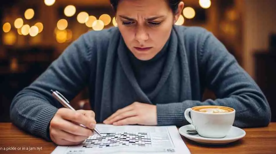 in a pickle or in a jam nyt