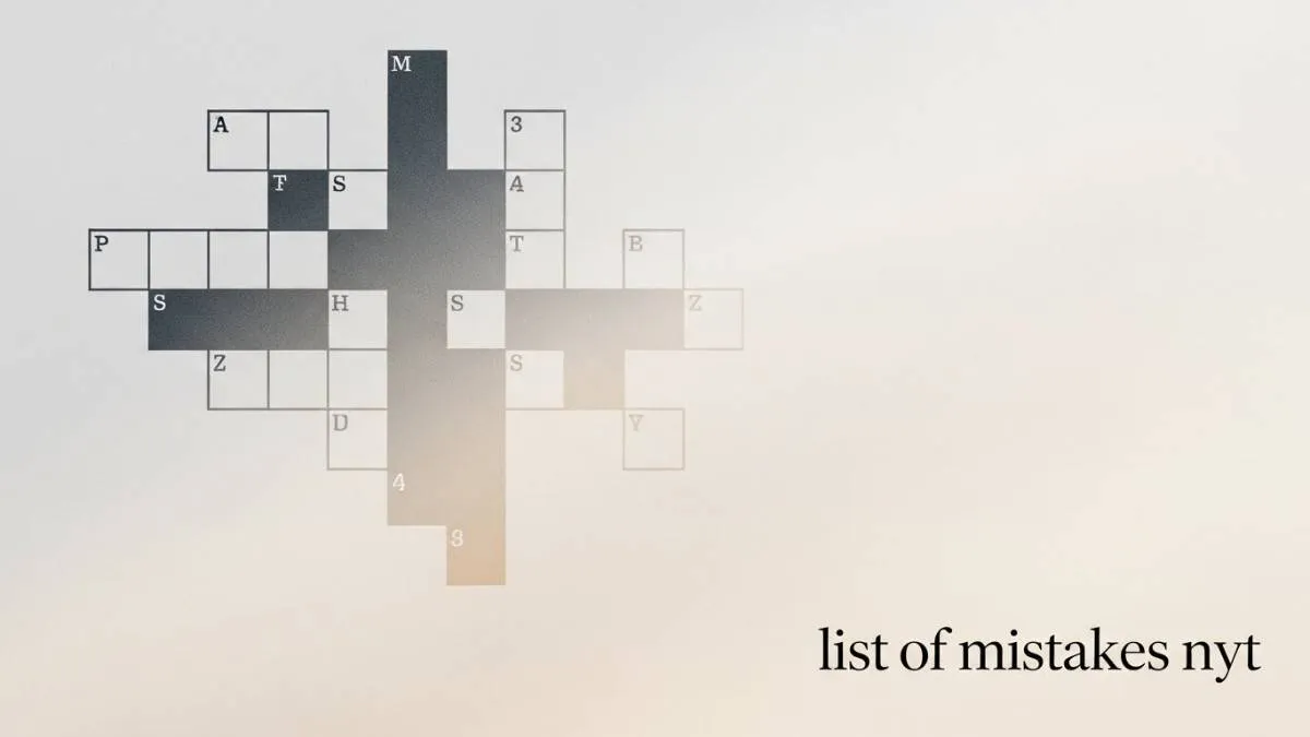 list of mistakes nyt