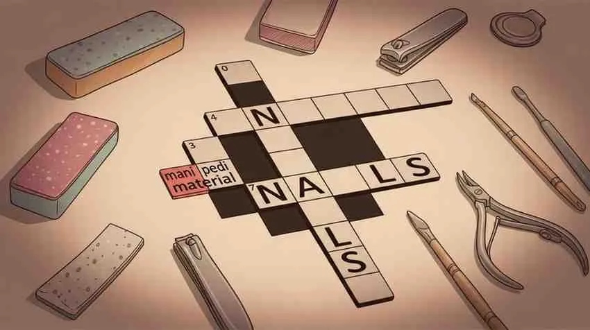 mani pedi material nyt crossword clue