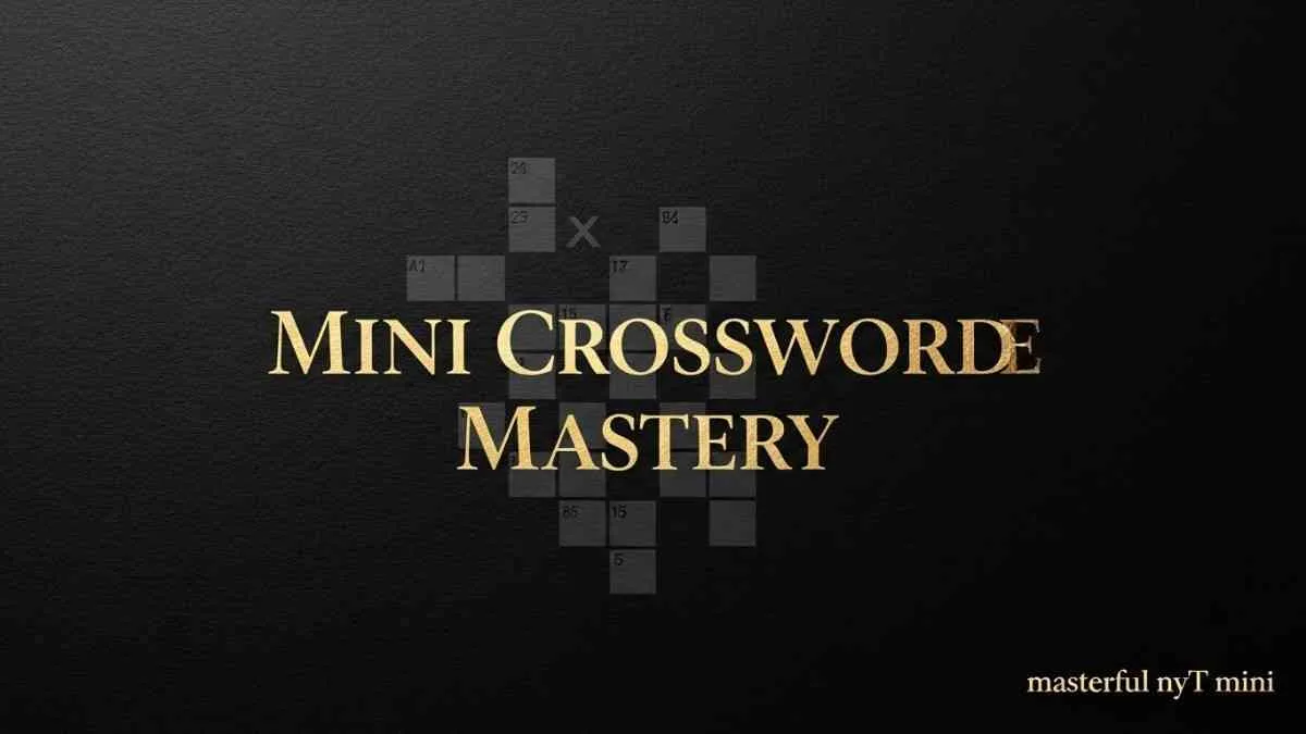 masterful nyt mini