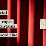 material for some ropes and curtains nyt crossword clue