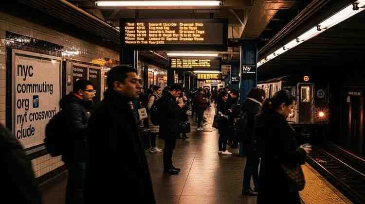 nyc commuting org nyt crossword clue