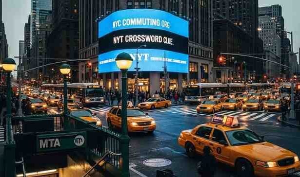 nyc commuting org nyt crossword clue