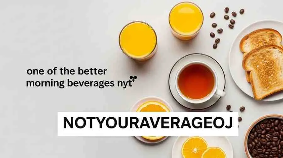 one of the better morning beverages nyt