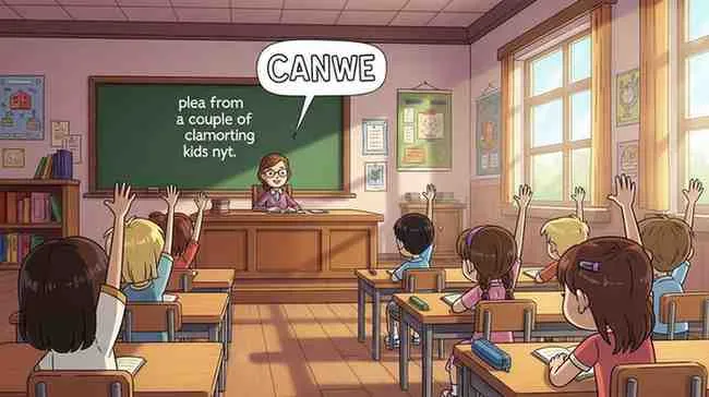 plea from a couple of clamoring kids