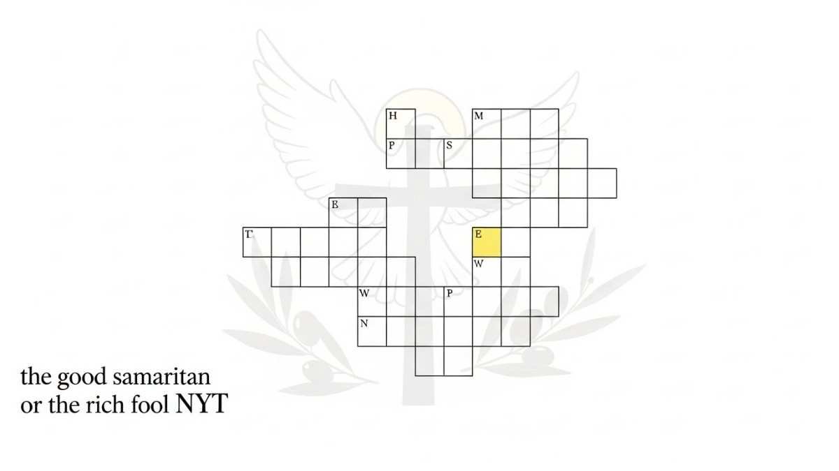 the good samaritan or the rich fool nyt 