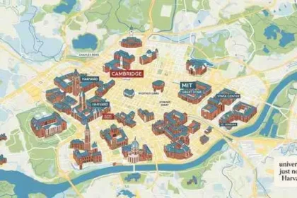 University just north of Harvard NYT