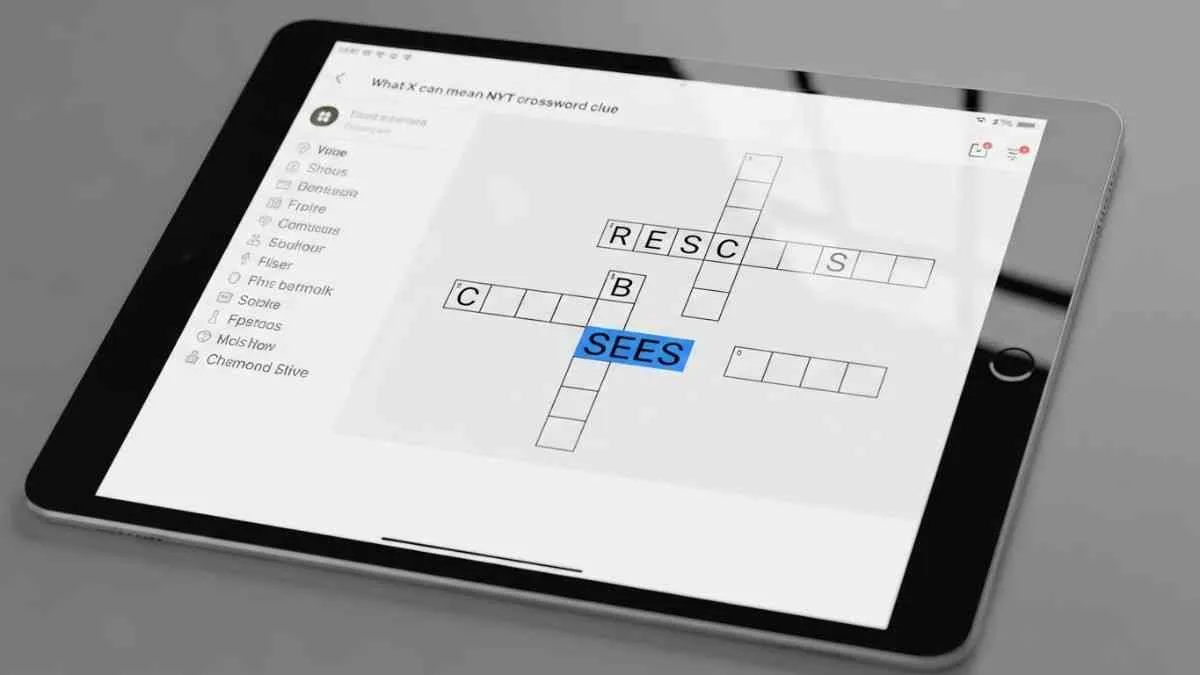 what x can mean nyt crossword clue