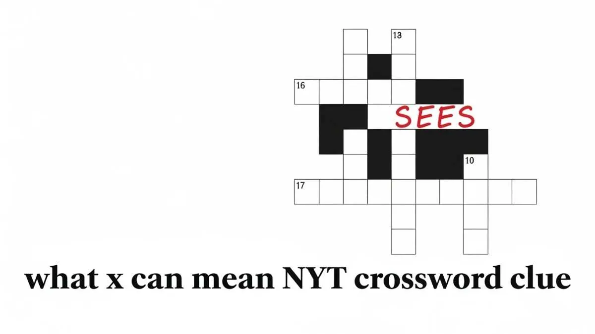 what x can mean nyt crossword clue