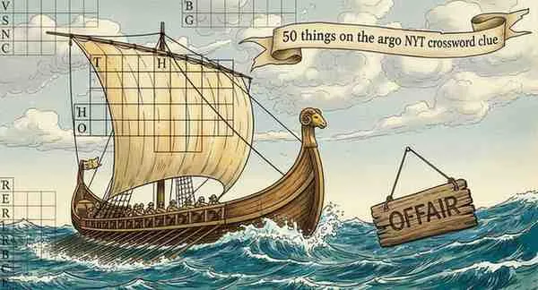 50 things on the argo nyt crossword clue