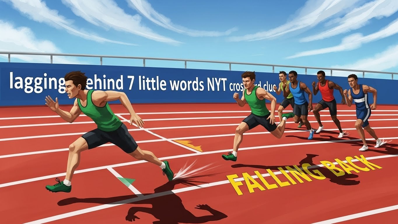 lagging behind 7 little words nyt crossword clue