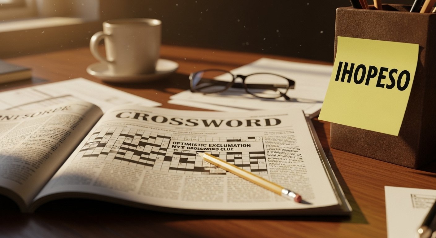 Optimistic Exclamation NYT Crossword Clue