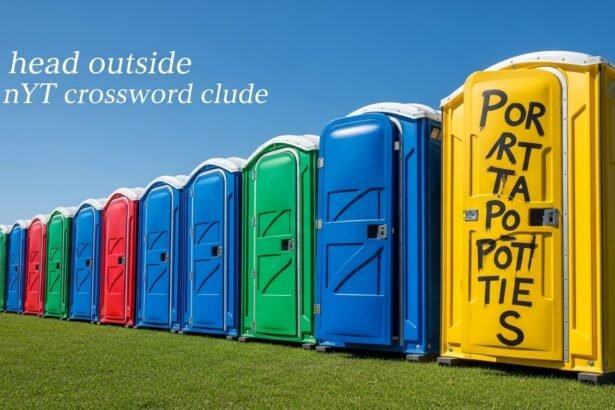 head outside nyt crossword clue