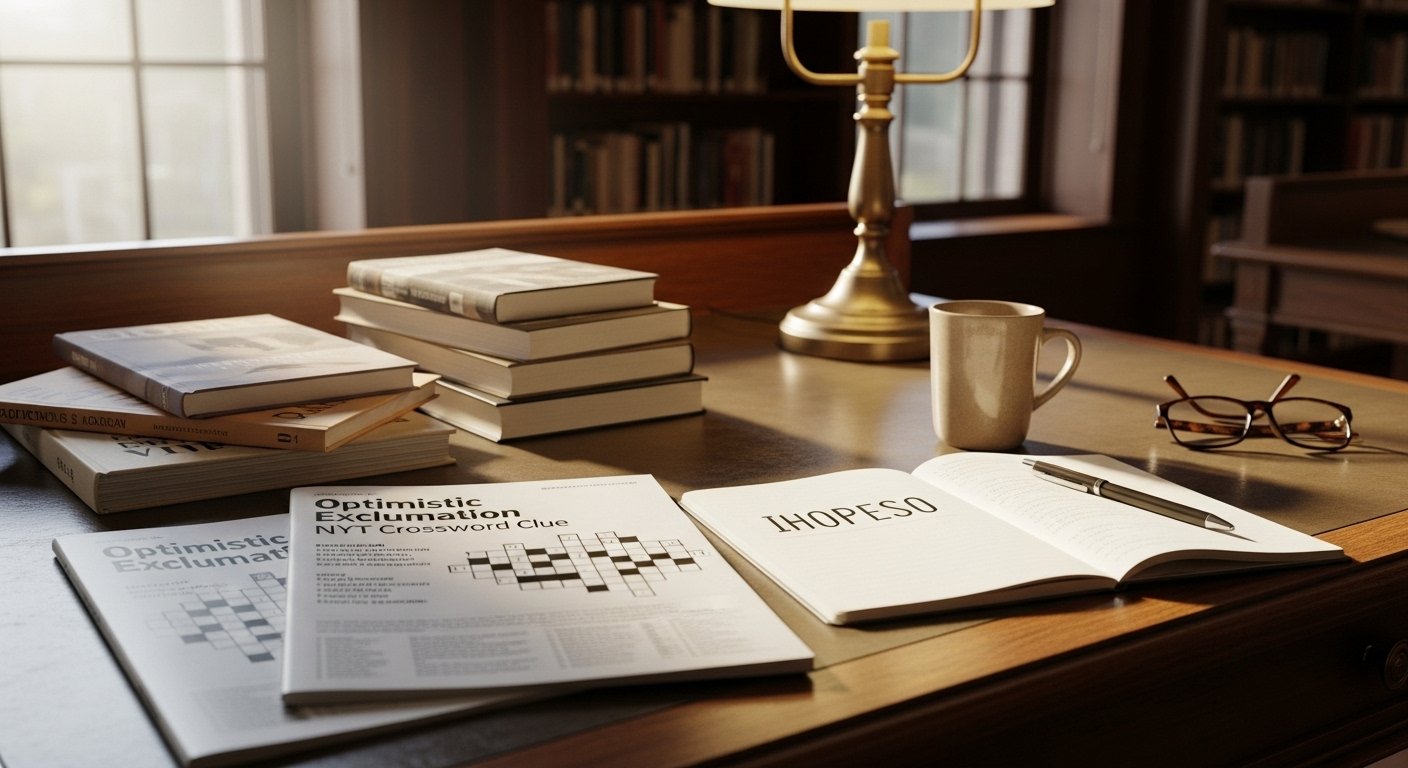 Optimistic Exclamation NYT Crossword Clue