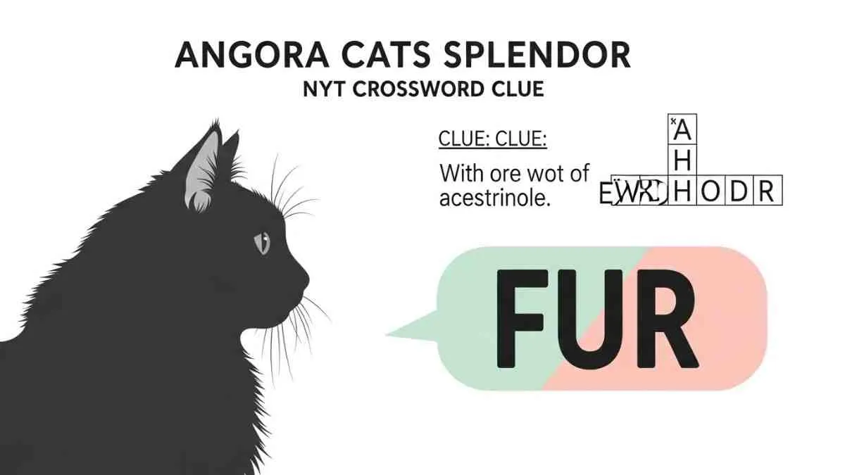 angora cats splendor nyt crossword clue