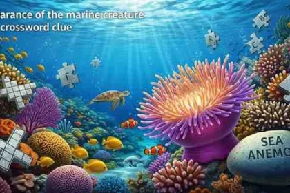 appearance of the marine creature nyt crossword clue