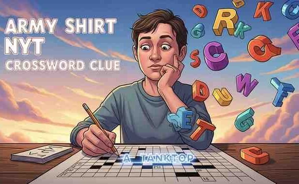 army shirt nyt crossword clue