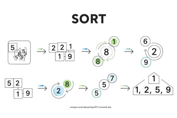 arrange numerically perhaps nyt crossword clue